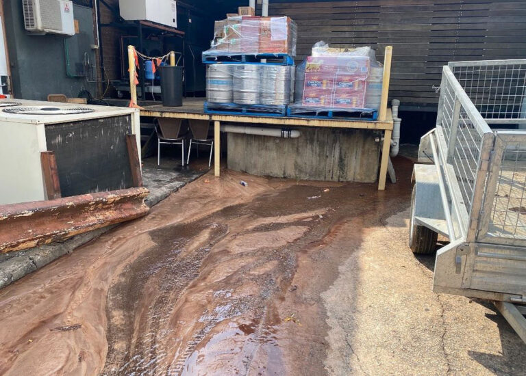 Water Leaking From A Property In Darwin